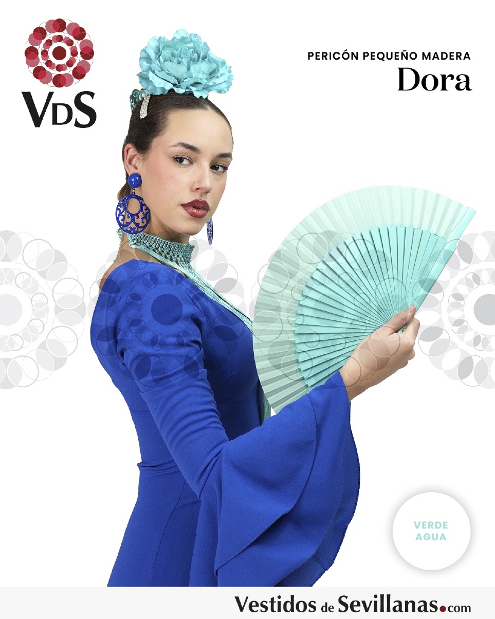 Abanico Peric&oacute;n Peque&ntilde;o DORA, en madera_3col