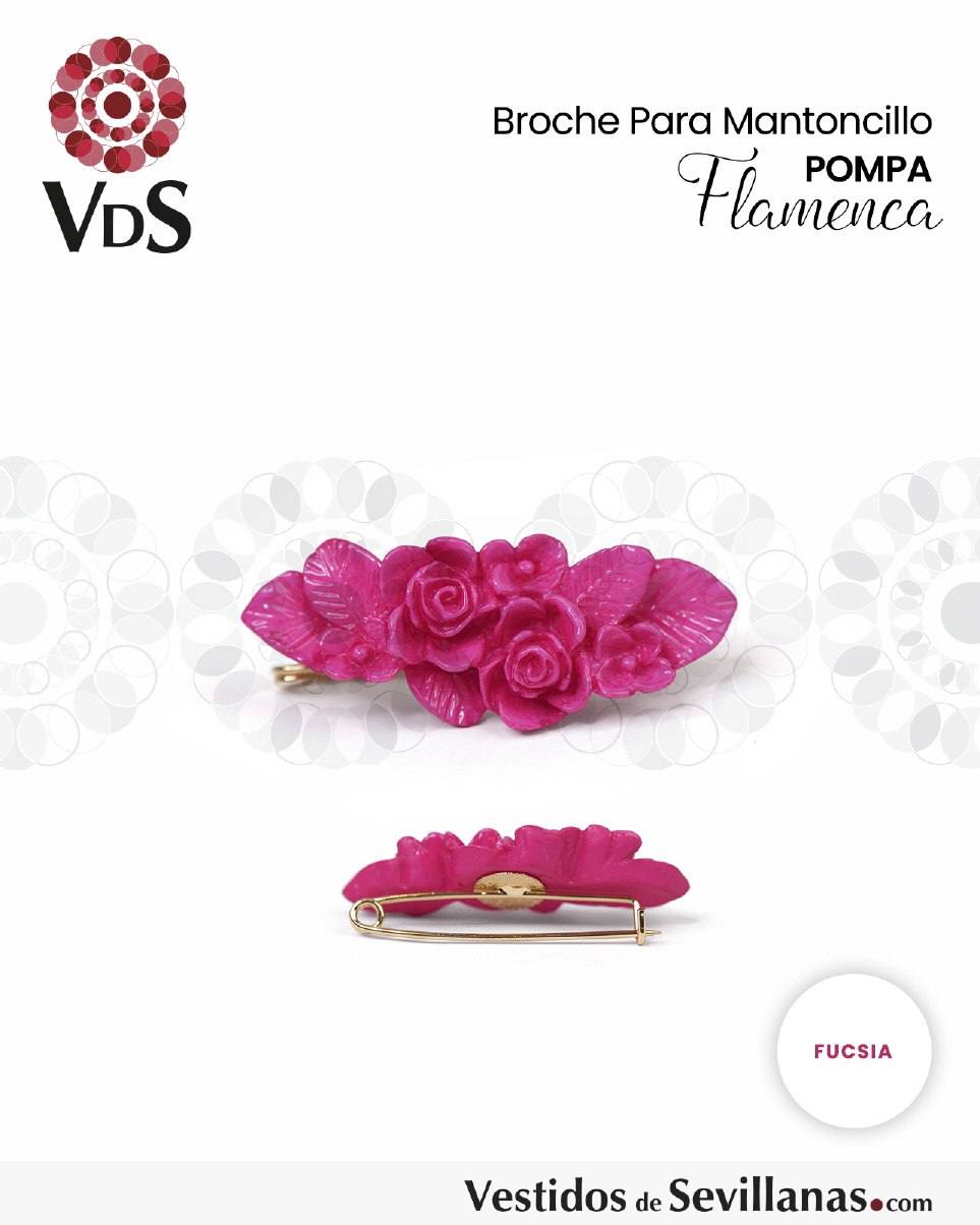 Broche POMPA, Símil resina T.S_3col
