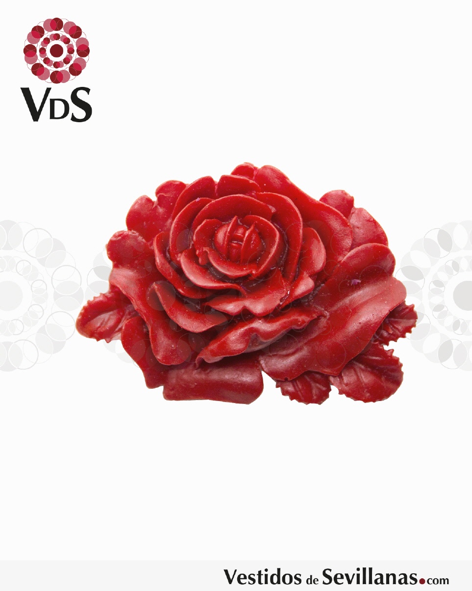 Broche flor, resina T.M_3col