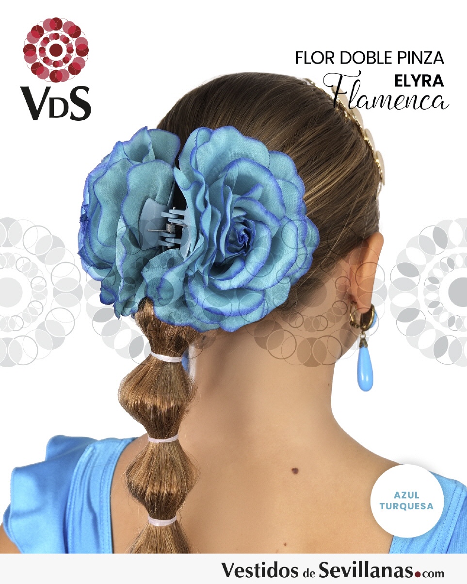 Flor doble ELYRA T.M (pinza)_3col