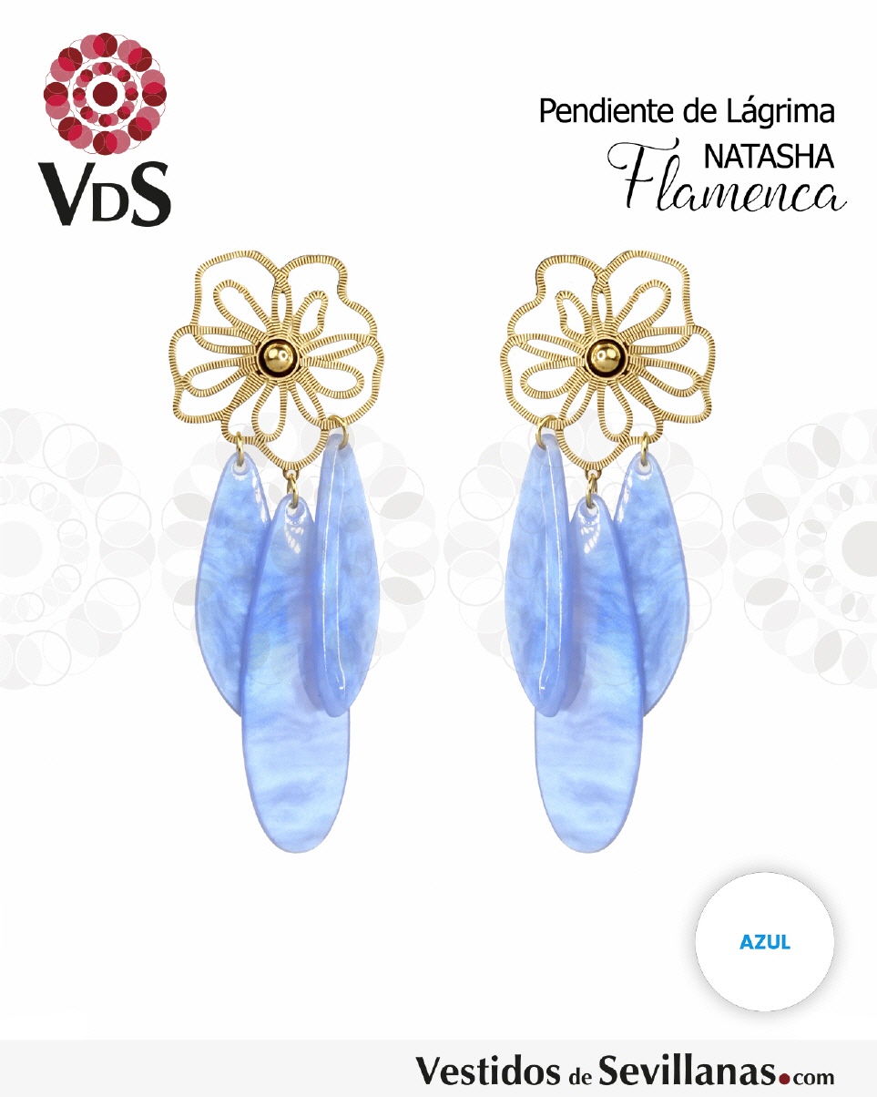 Pendientes Flor NATASHA T.L_3col