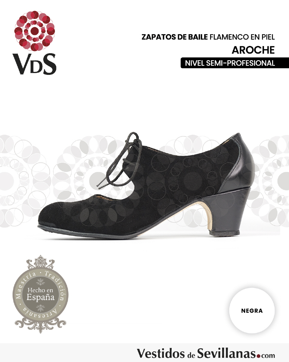 Zapato Flamenco en Piel Natural