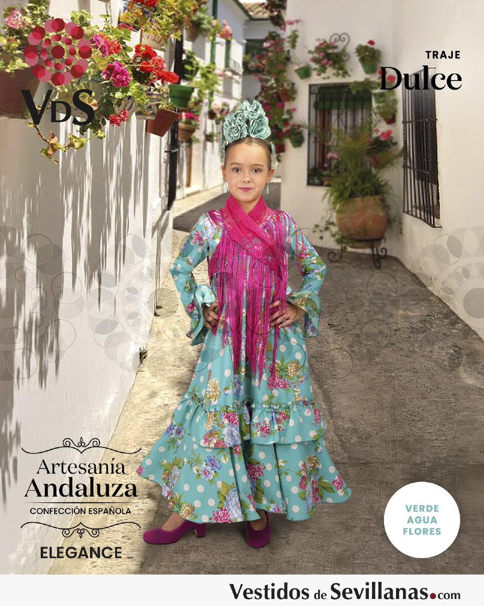 Vestidos largos de Flamenca
