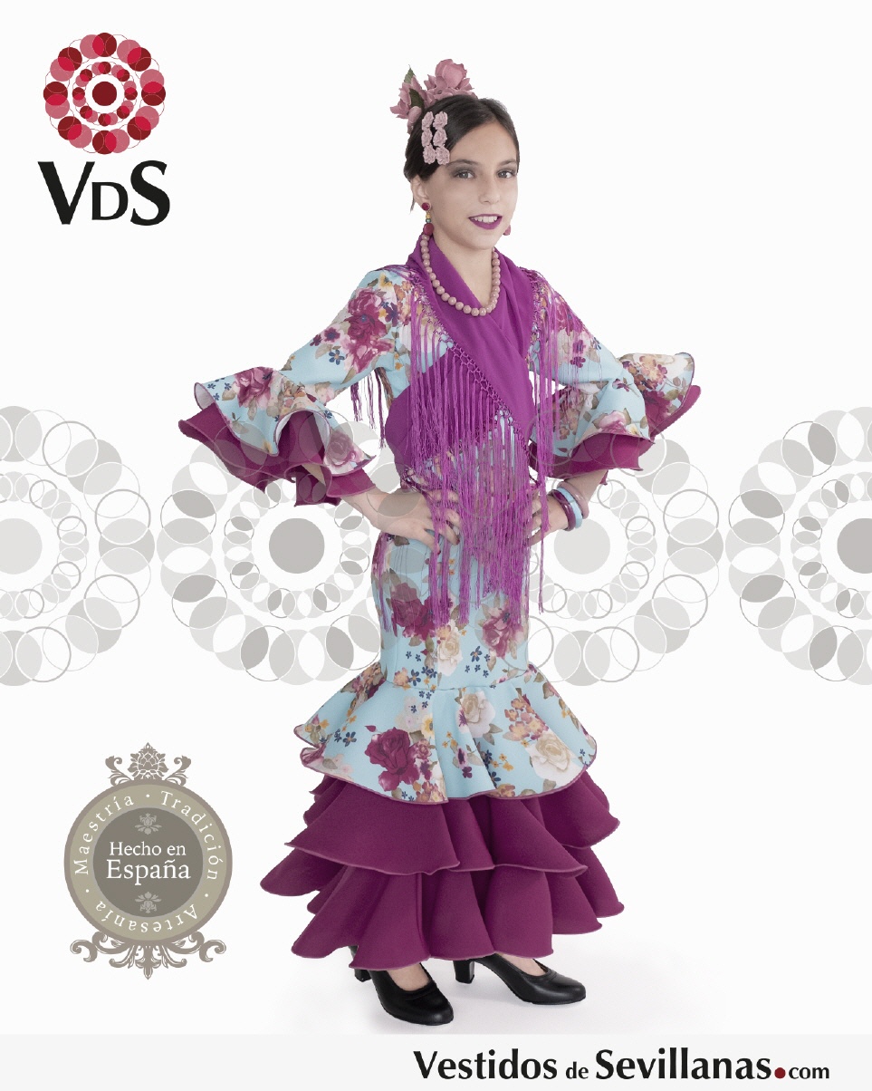 Traje Flamenca GRAZALEMA Strech_3col