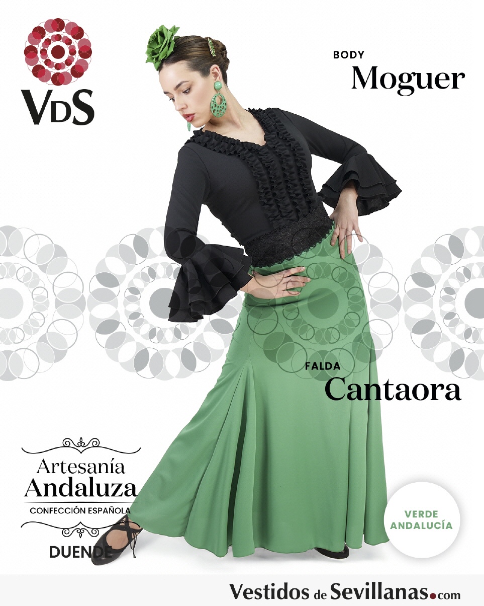 Falda CANTAORA talle alto_3col