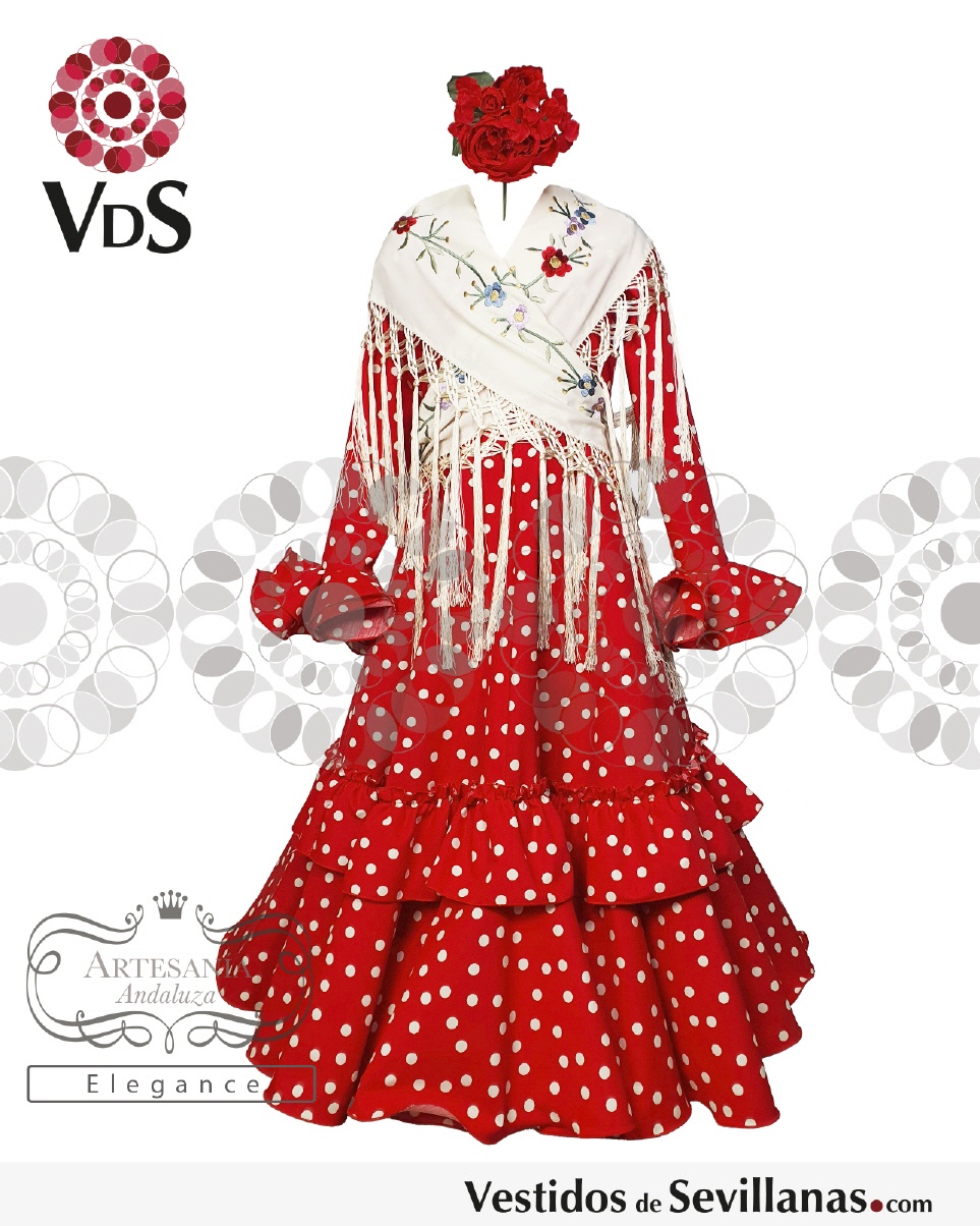 Traje Flamenca Largo DULCE_3col