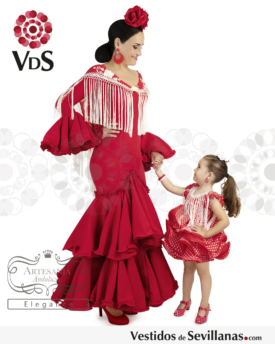 Traje de Flamenca Lola Rojo – Fermont