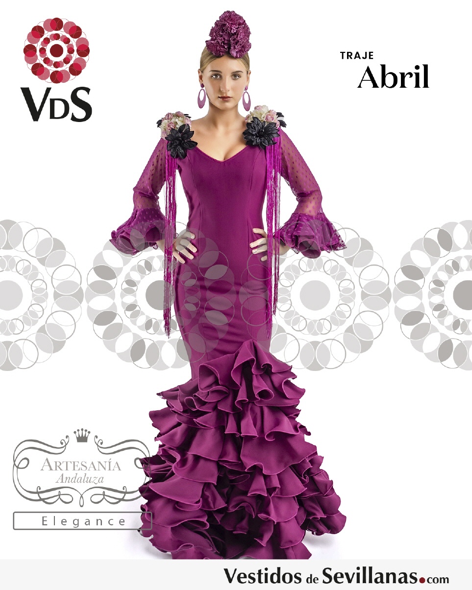 Traje Flamenca ABRIL Strech plumeti_3col