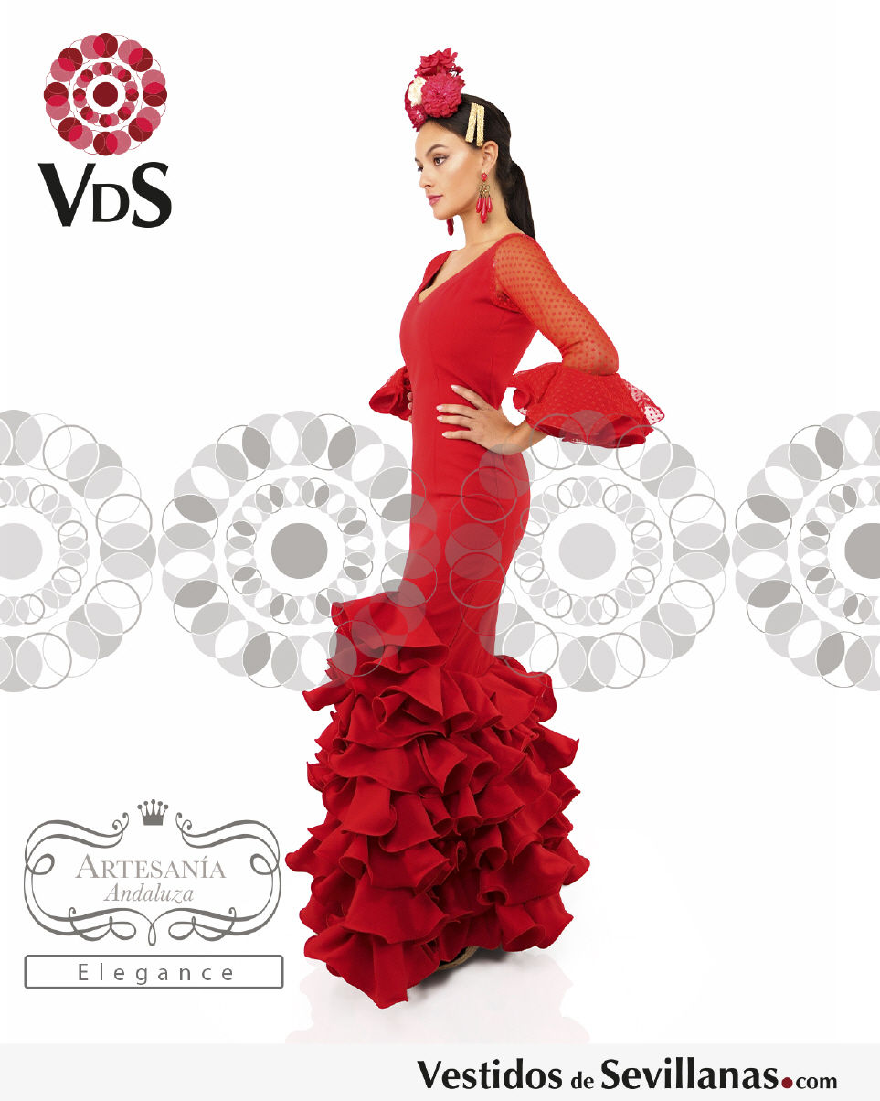 Traje Flamenca ABRIL (elástico)