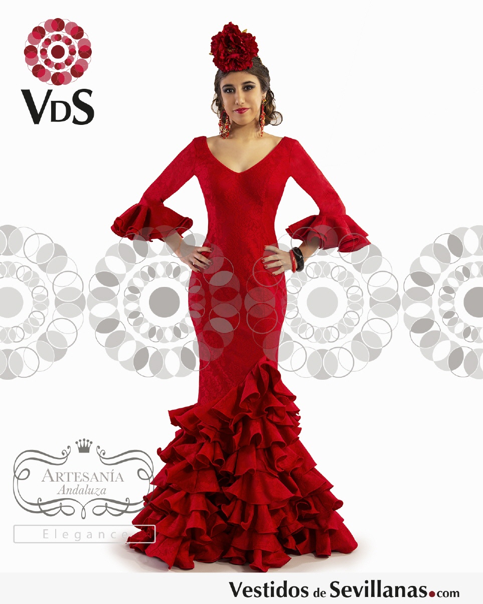 Traje Flamenca ABRIL (elástico)