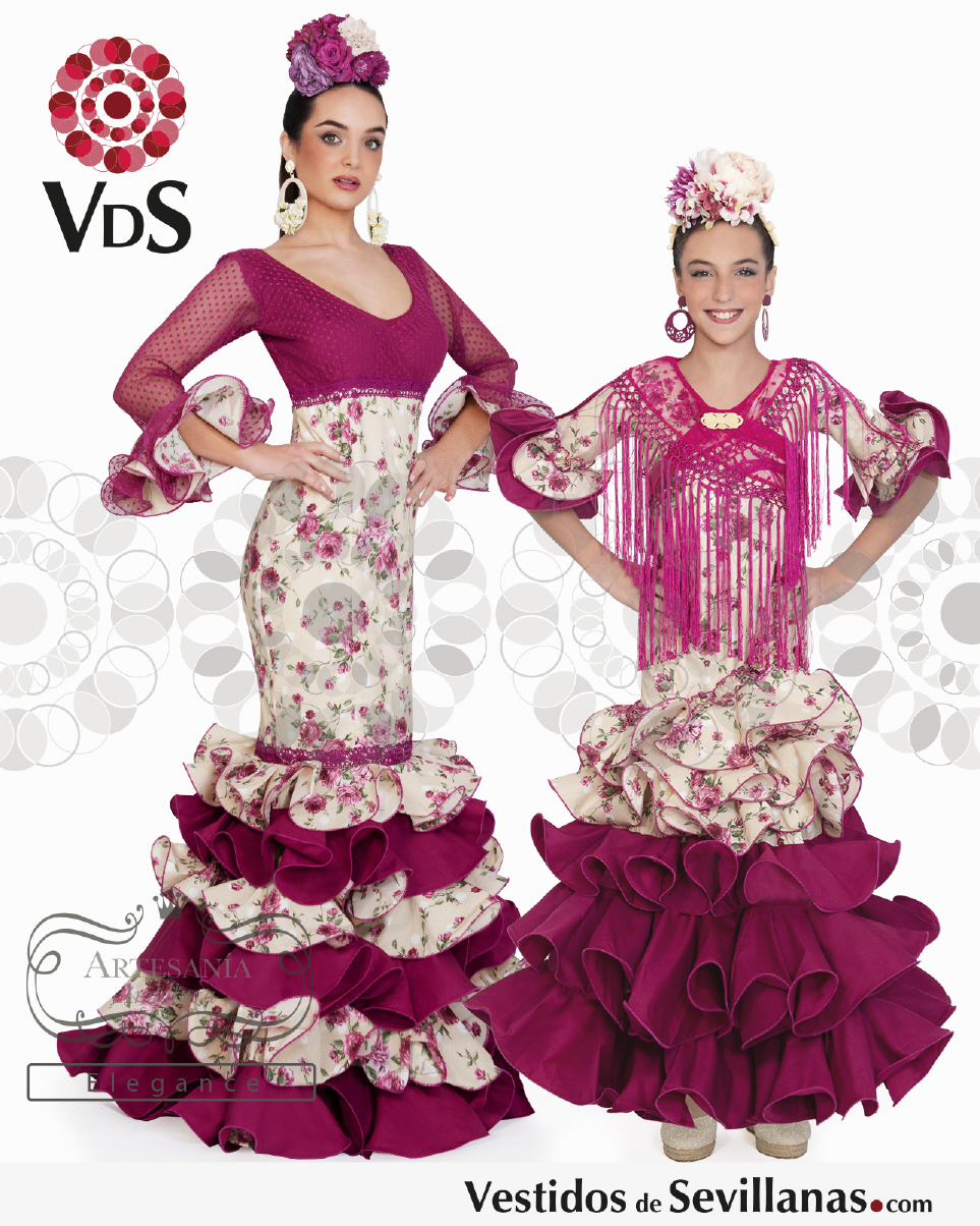 Traje Flamenca largo