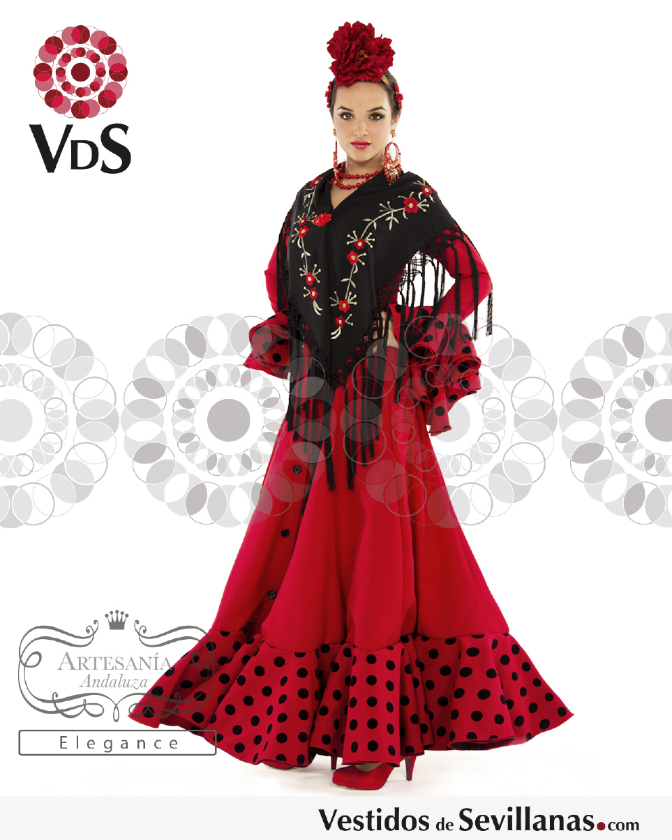 Aires de feria trajes de flamenca rojos