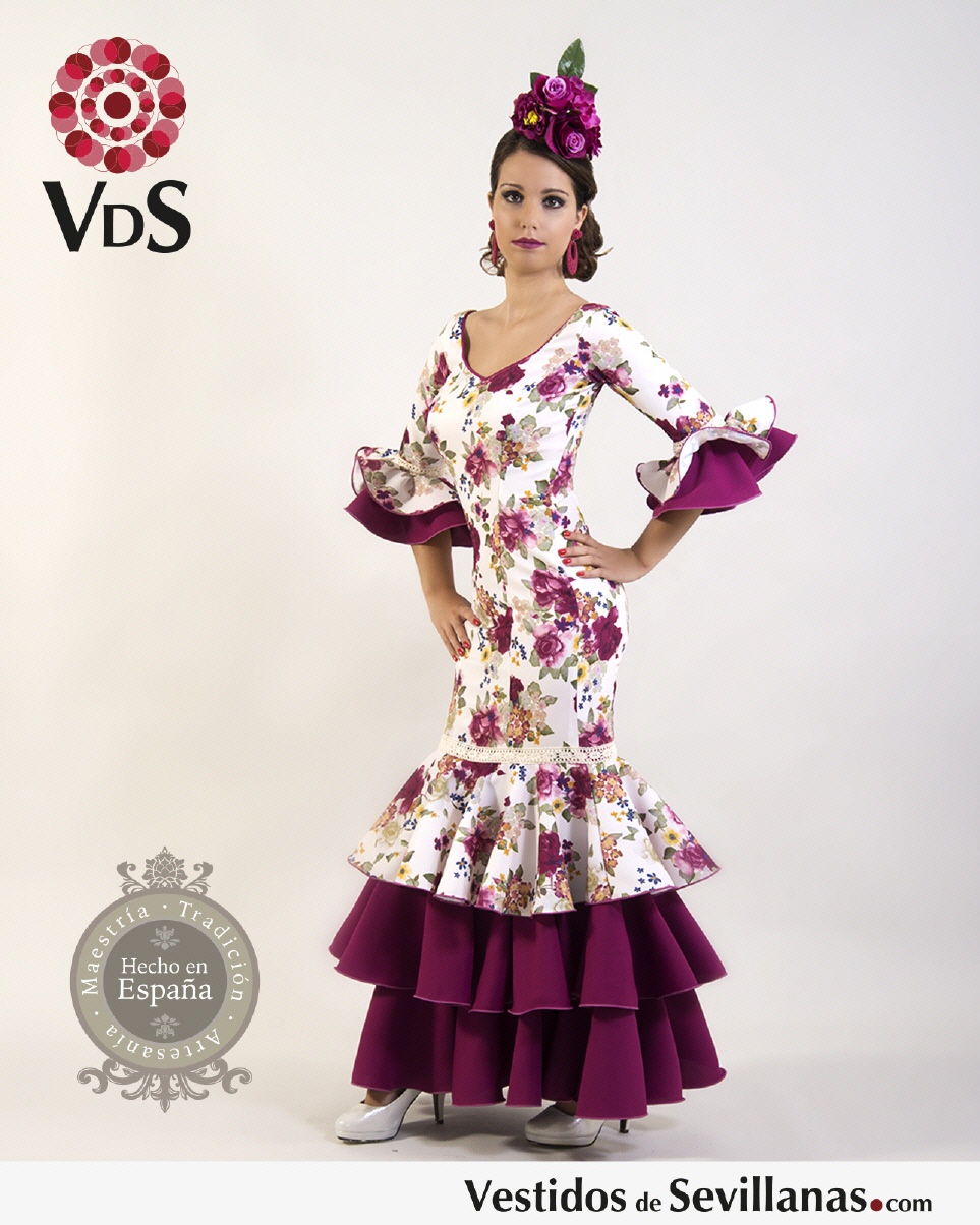 Traje de Flamenca GRAZALEMA Strech_3col