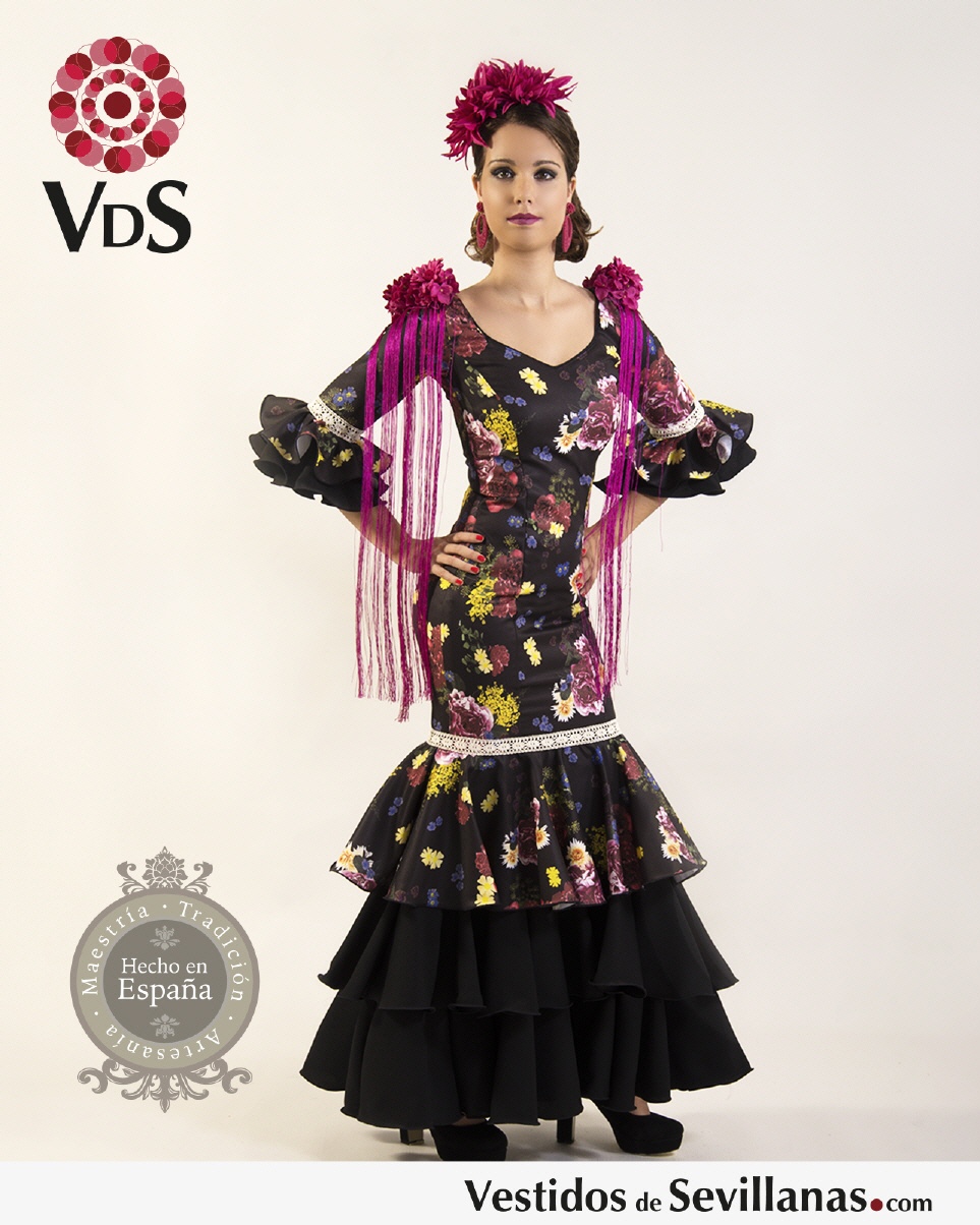 Traje de Flamenca GRAZALEMA Strech_3col