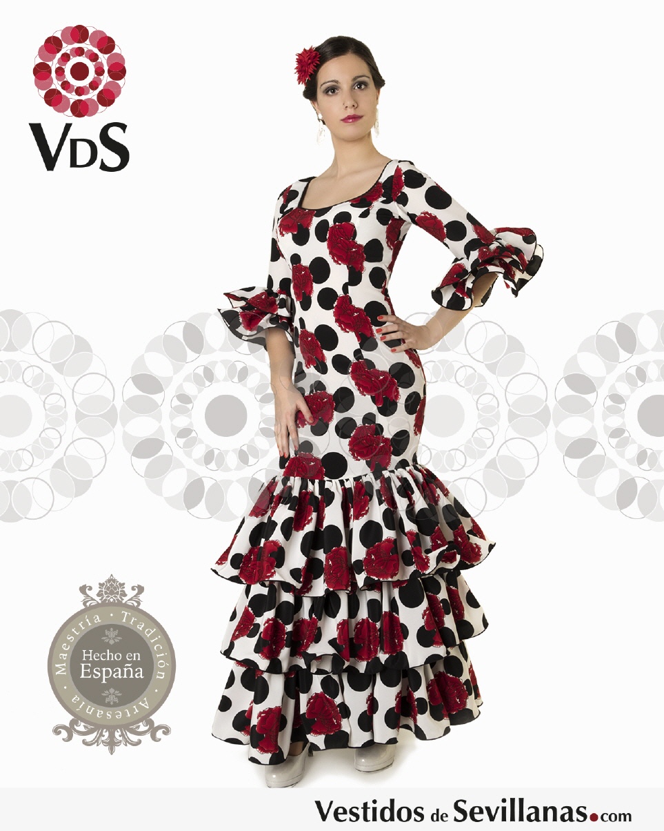 Traje de Flamenca ROCIERO_3col