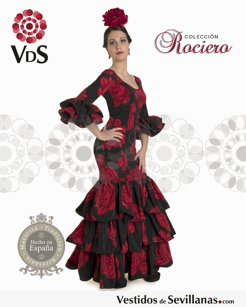 Traje de Flamenca ROCIERO (T.36)_3col