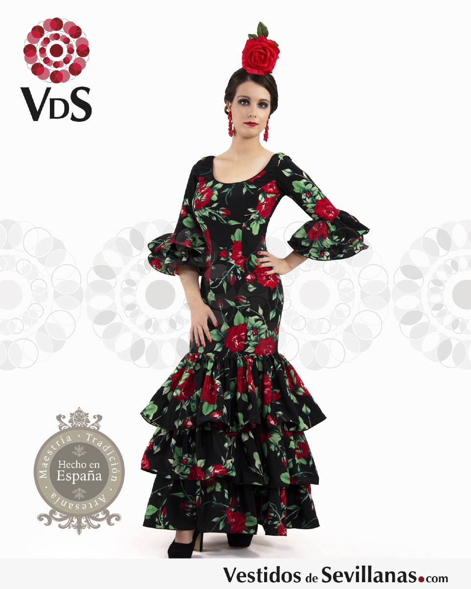 Traje de Flamenca ROCIERO_3col