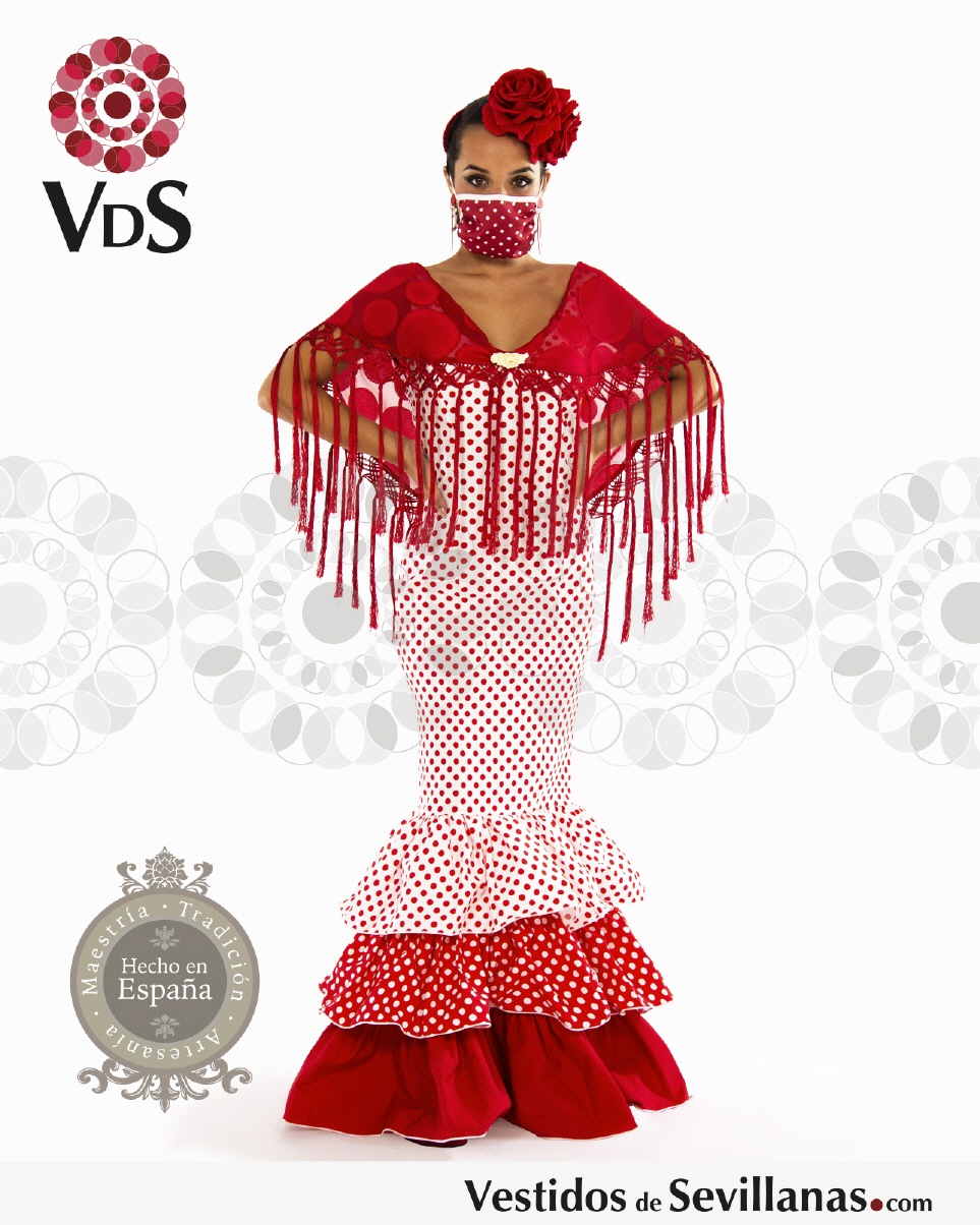 Traje de Flamenca MÁLAGA (Largo)_3col