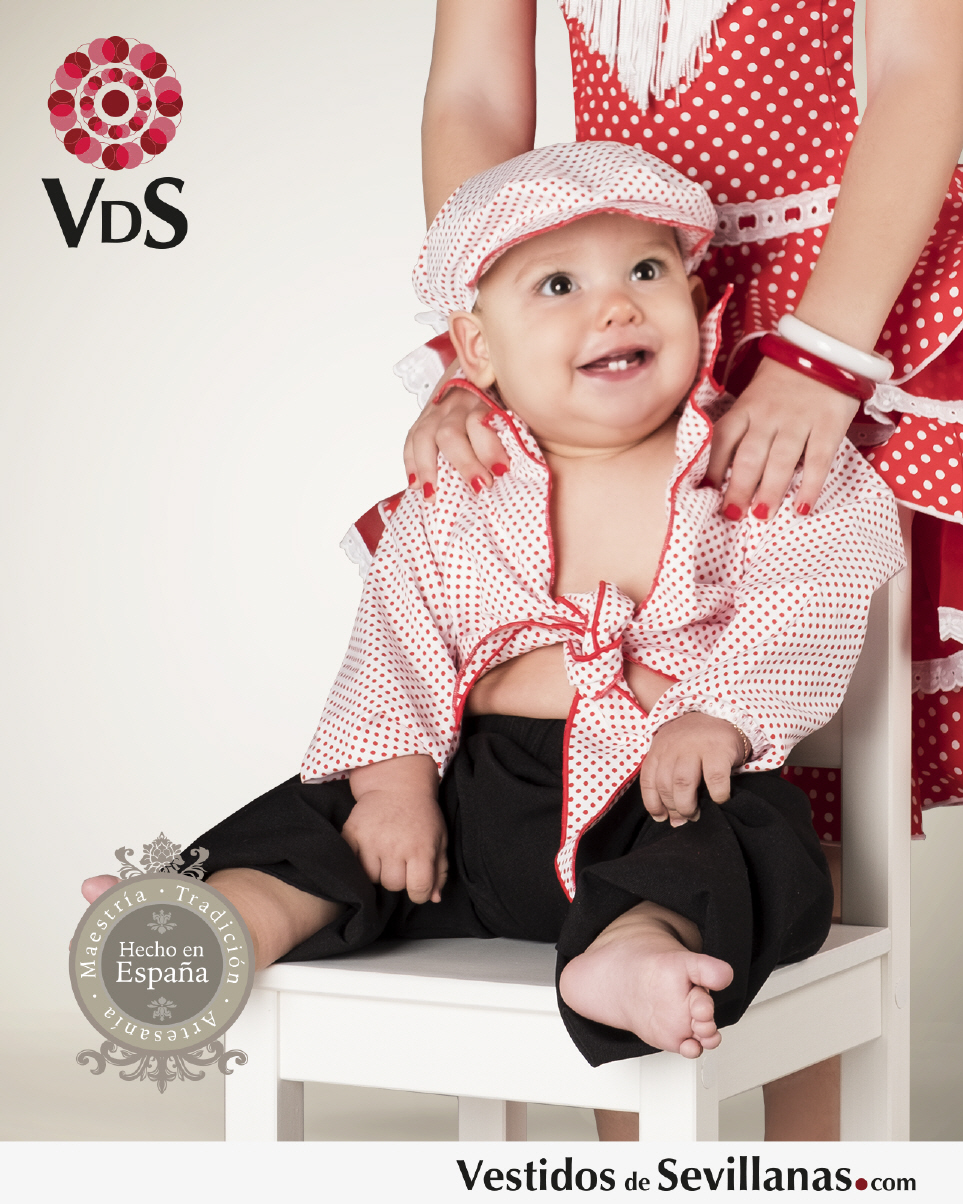 Traje Flamenco para Niño GITANILLO