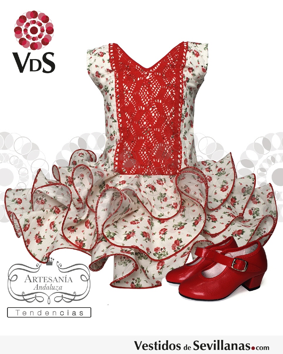 Traje de Flamenca JARA Corto_3col