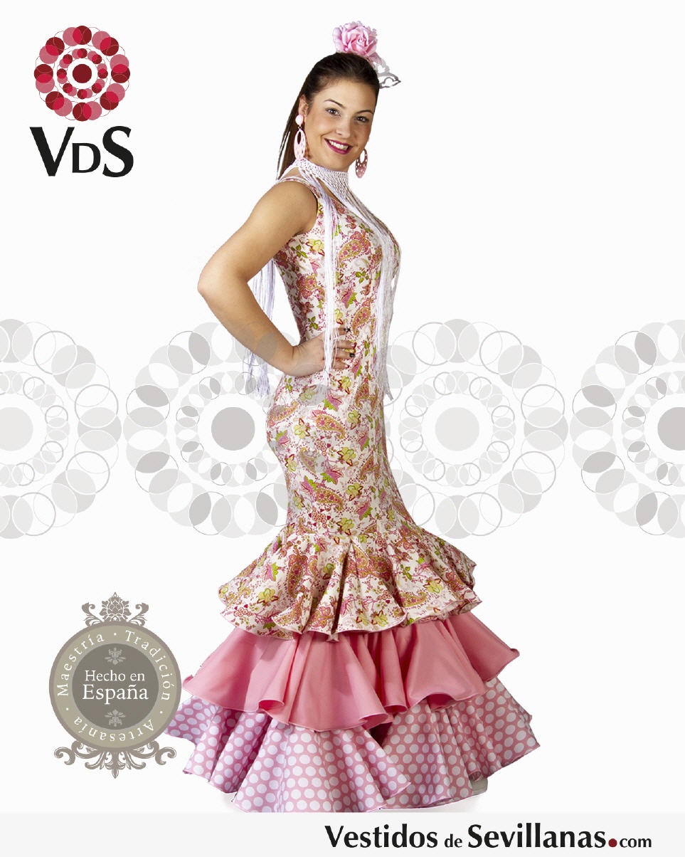 Traje Flamenca CANELA (T.40)_3col