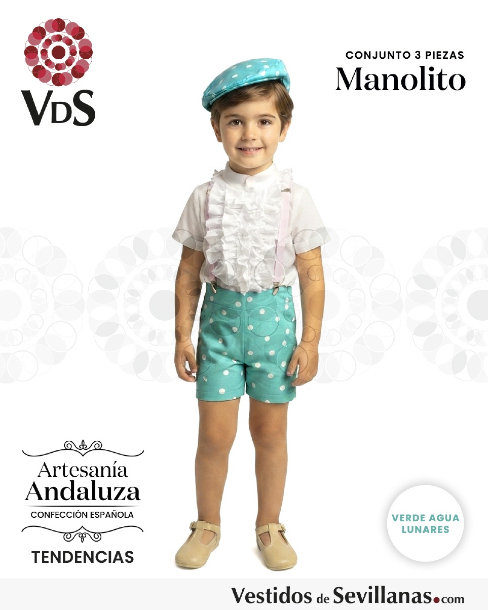 Traje de Flamenco MANOLITO Corto (T.2)_3col
