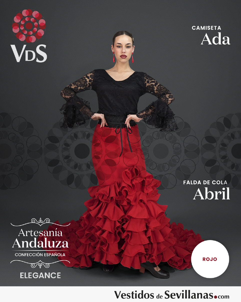 Faldas de Cola Flamencas