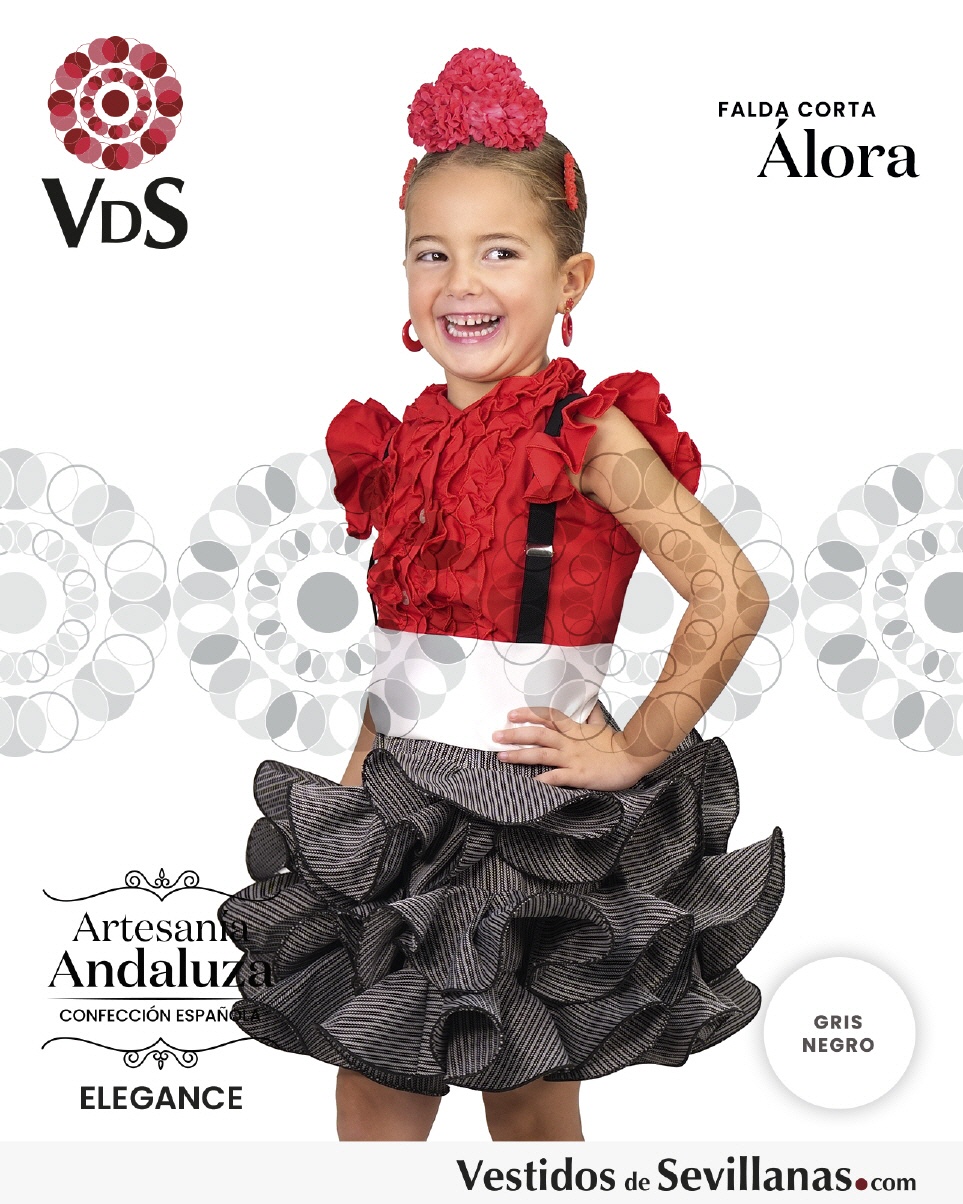 Falda corta ÁLORA Chéster_3col