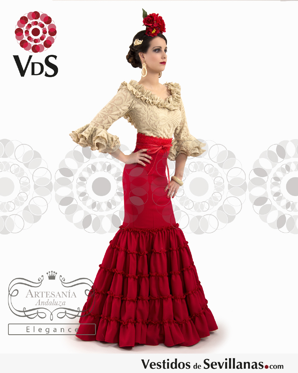 Falda de Flamenca para mujer - Talla S