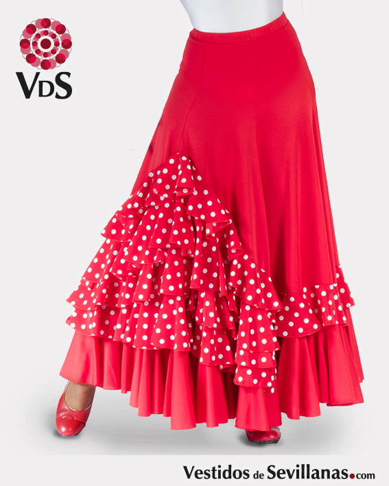 Falda baile flamenco