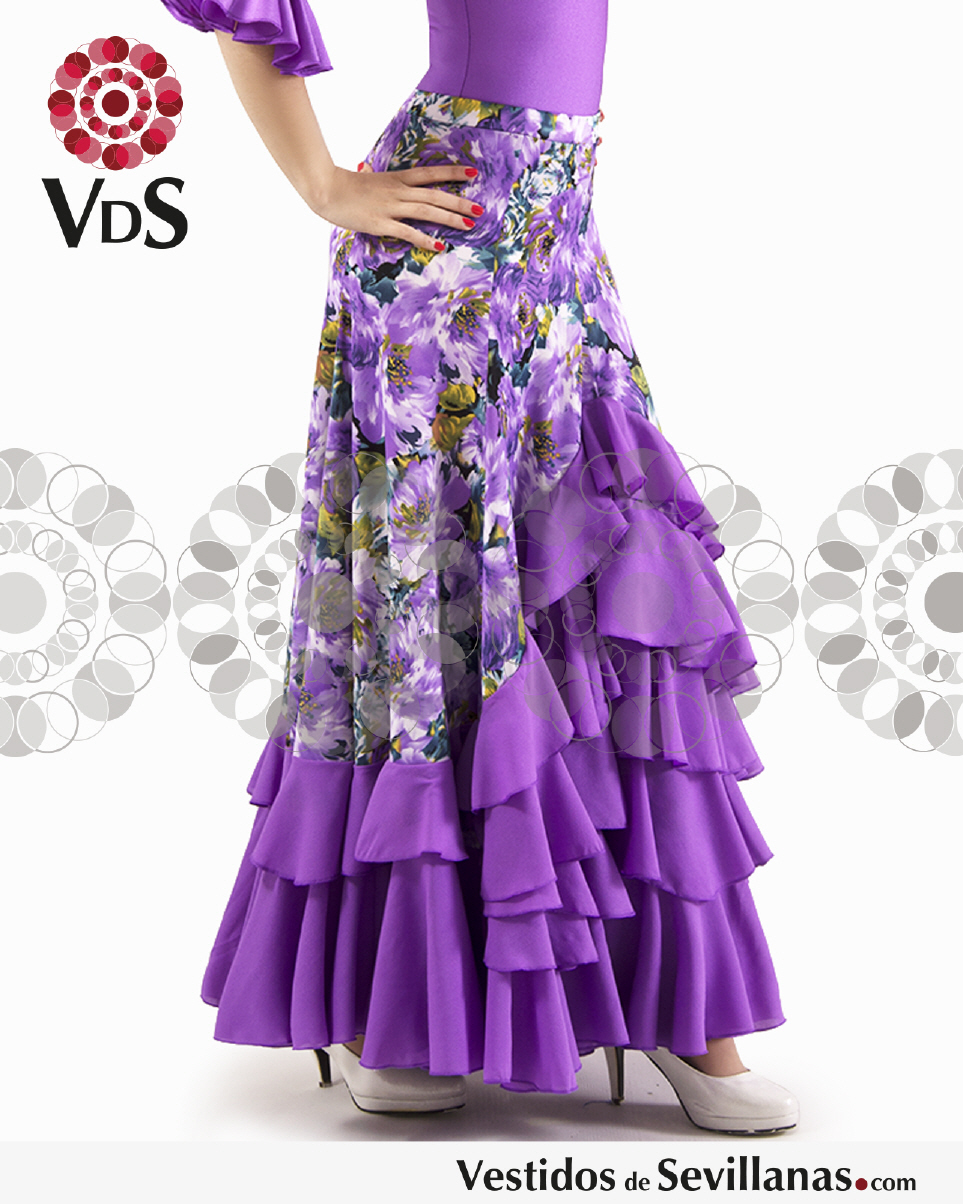 Faldas Flamencas Azucena en varios Colores