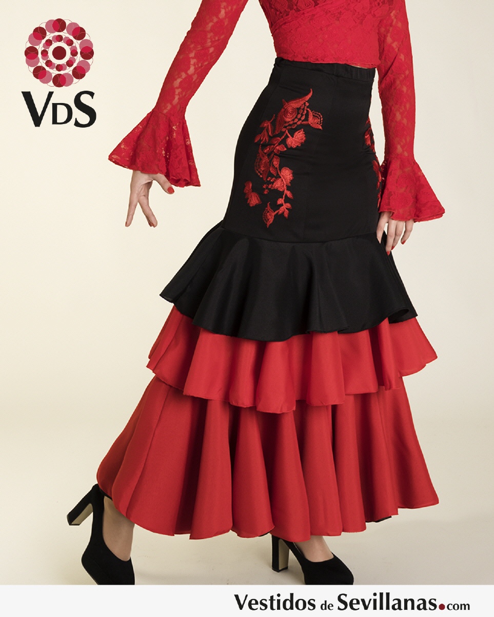 estoy de acuerdo con Arrepentimiento A rayas Faldas baile flamenco