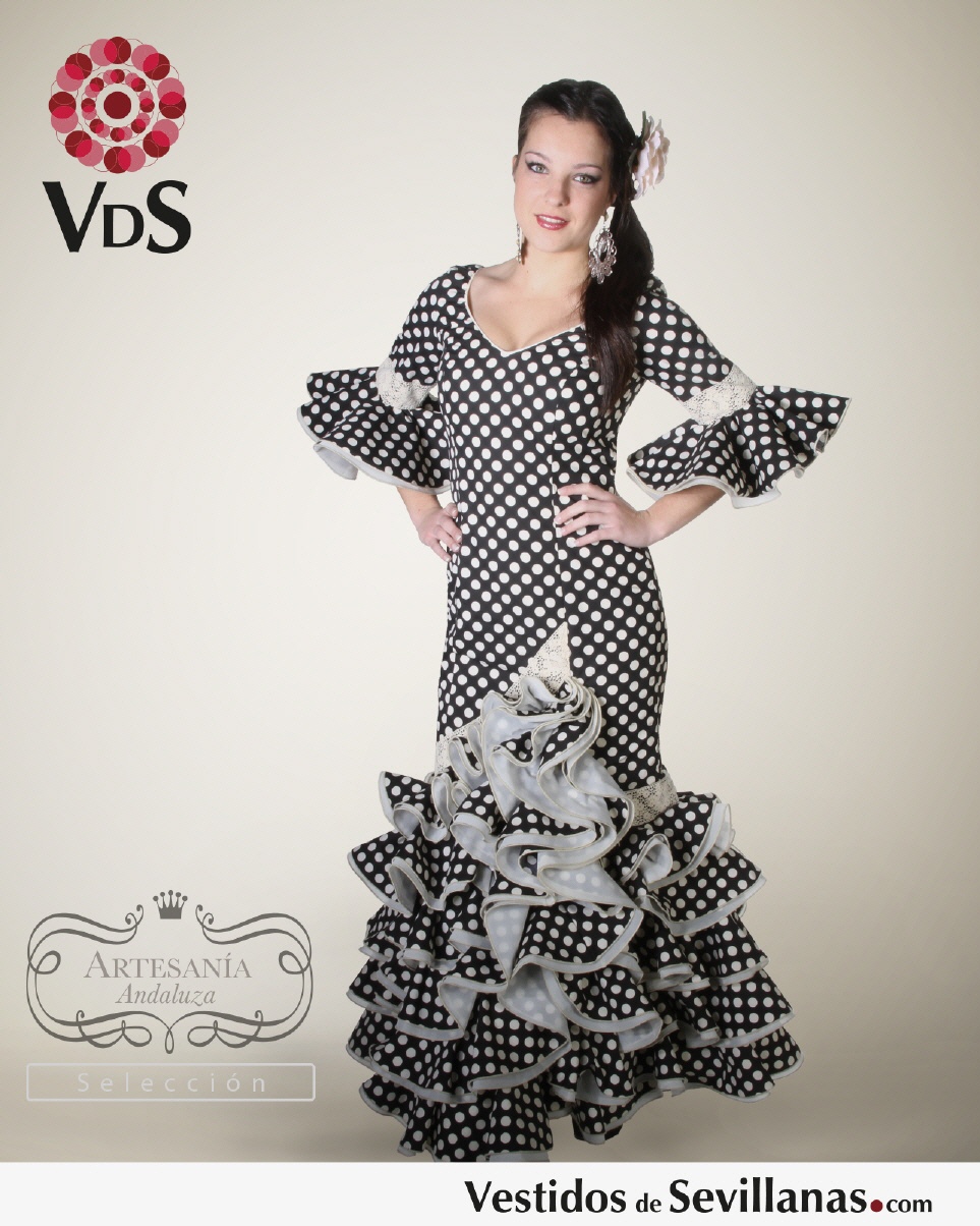 Traje Flamenca Selección Mujer- (T.38/40)_3col