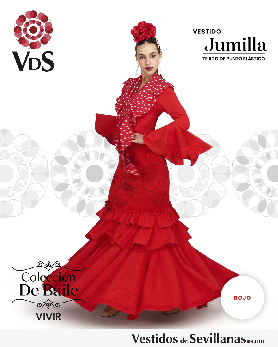 Traje de Flamenca El&aacute;stico