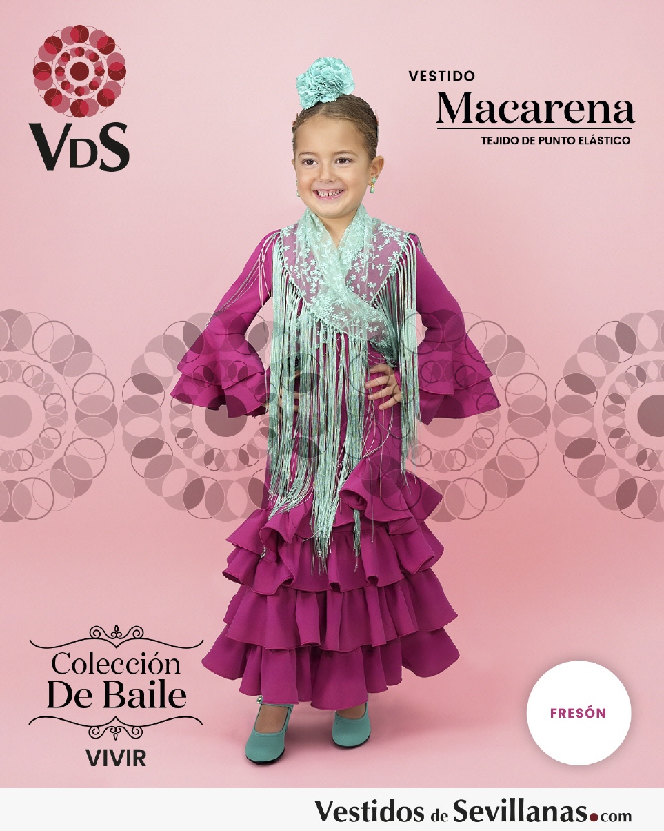 Traje de baile MACARENA Elástico_3col