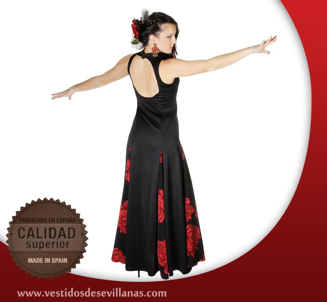 Traje de bailer Baras cuello Maho_3col