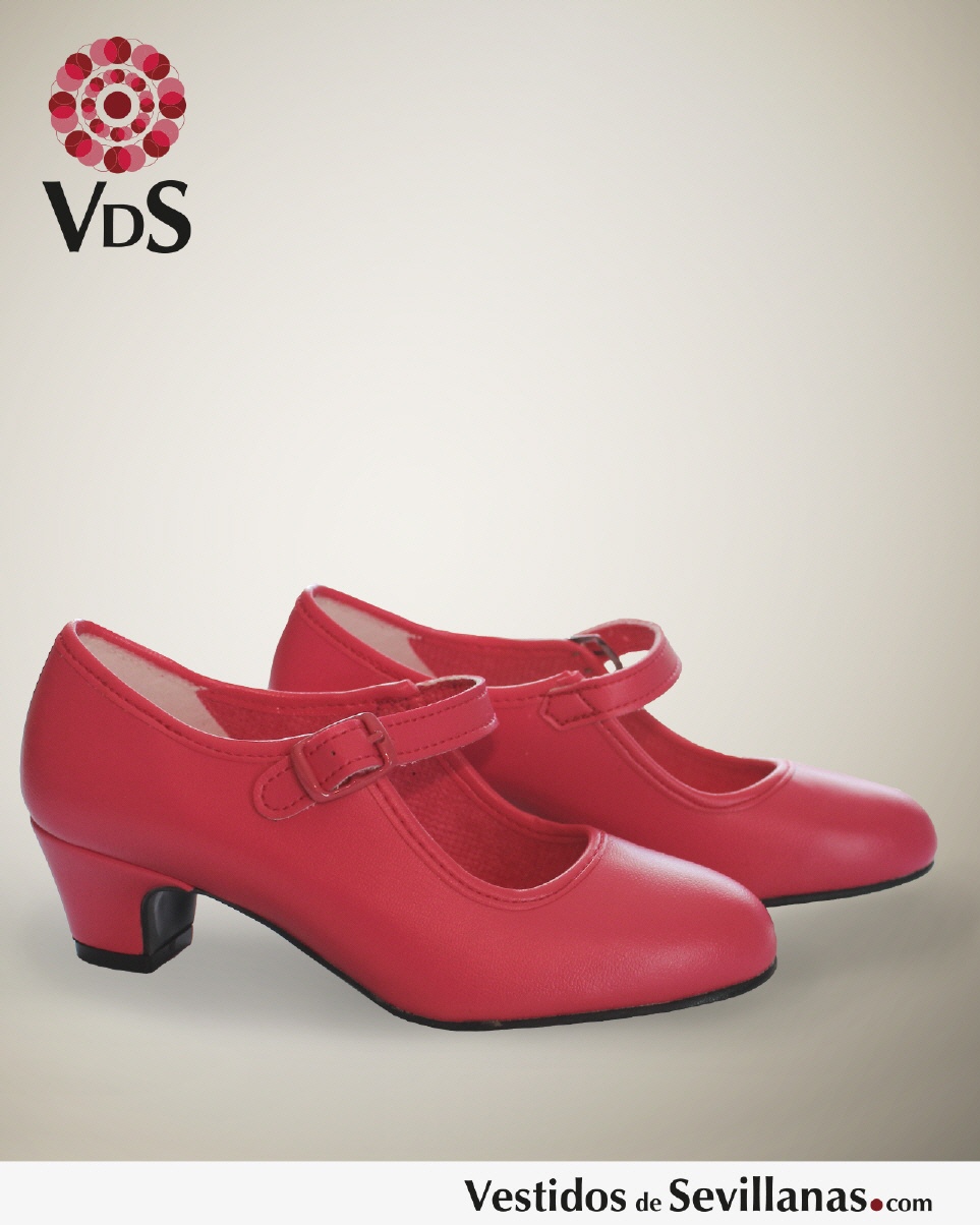 Zapato Flamenco Mod.Feria mujer- Color Rosa fucsia_3col